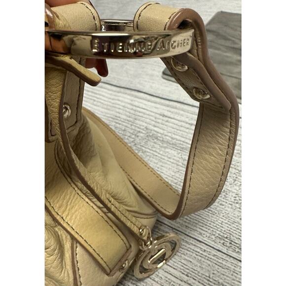 Etienne Aigner Light Yellow Leather Shoulder Bag Purse - Picture 3 of 15